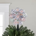 thumbnail image 1 of Northlight 8" Pre-Lit Silver Retro Starburst Christmas Tree Topper - Multicolor Lights, 1 of 6