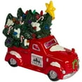 thumbnail image 1 of Northlight LED Lighted Vintage Truck with Tree Christmas Decoration - 8" - Red, 1 of 5