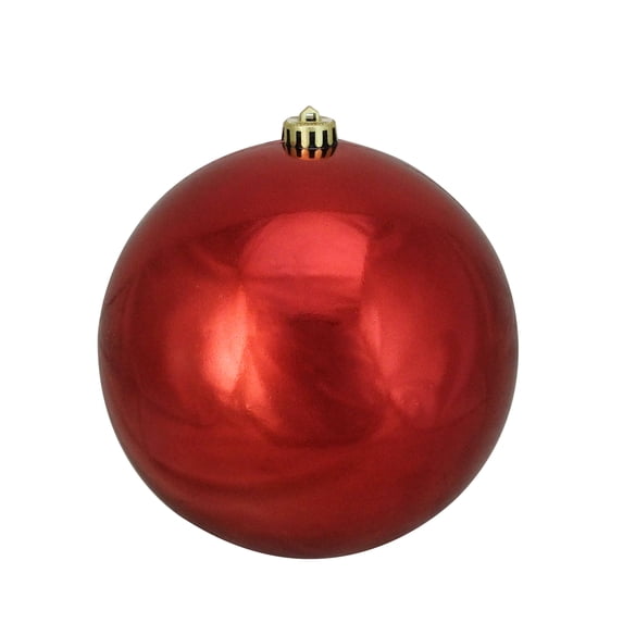 Northlight 8" Shatterproof Shiny Christmas Ball Ornament - Red