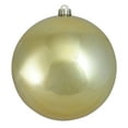 thumbnail image 1 of Shiny Vegas Gold Commercial Shatterproof Christmas Ball Ornament 8" (200mm), 1 of 1