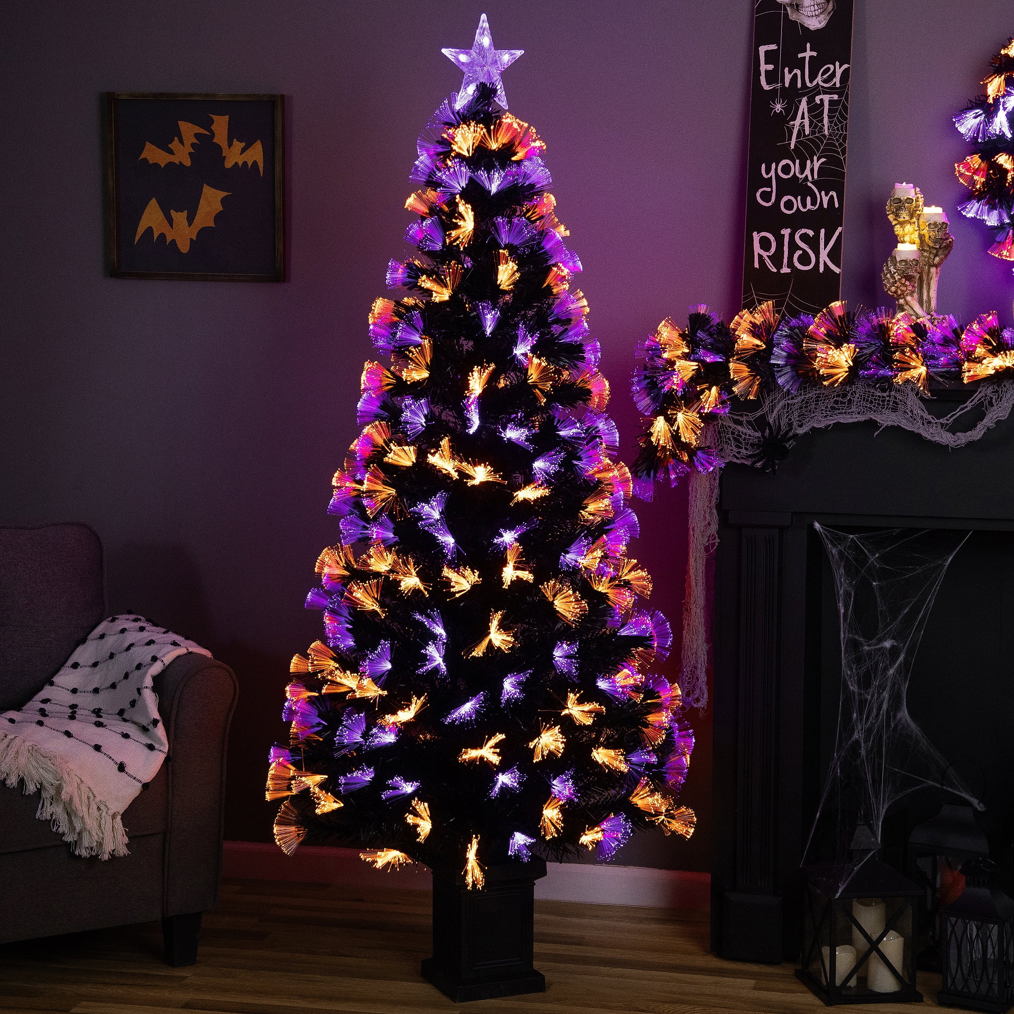 Fiber Optic Christmas Trees in Christmas Trees by Style | Black