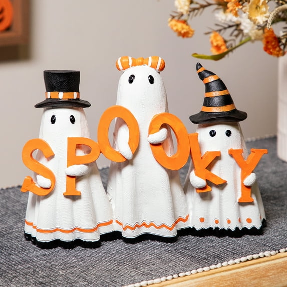Northlight Spooky Ghost Trio Halloween Decoration - 9.25"