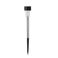 thumbnail image 1 of 9.5" Black Outdoor Clear LED Solar Light Lawn Stake, 1 of 2