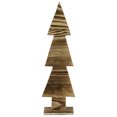thumbnail image 1 of Northlight 9.8" Brown and Ivory Cut Out Christmas Tree Tabletop Decoration, 1 of 3