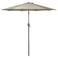 thumbnail image 1 of Northlight 9' Outdoor Patio Market Umbrella with Hand Crank and Tilt - Taupe, 1 of 8