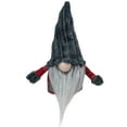 thumbnail image 1 of Northlight Plush Plaid Standing Christmas Gnome - 9" - Red and Gray, 1 of 4