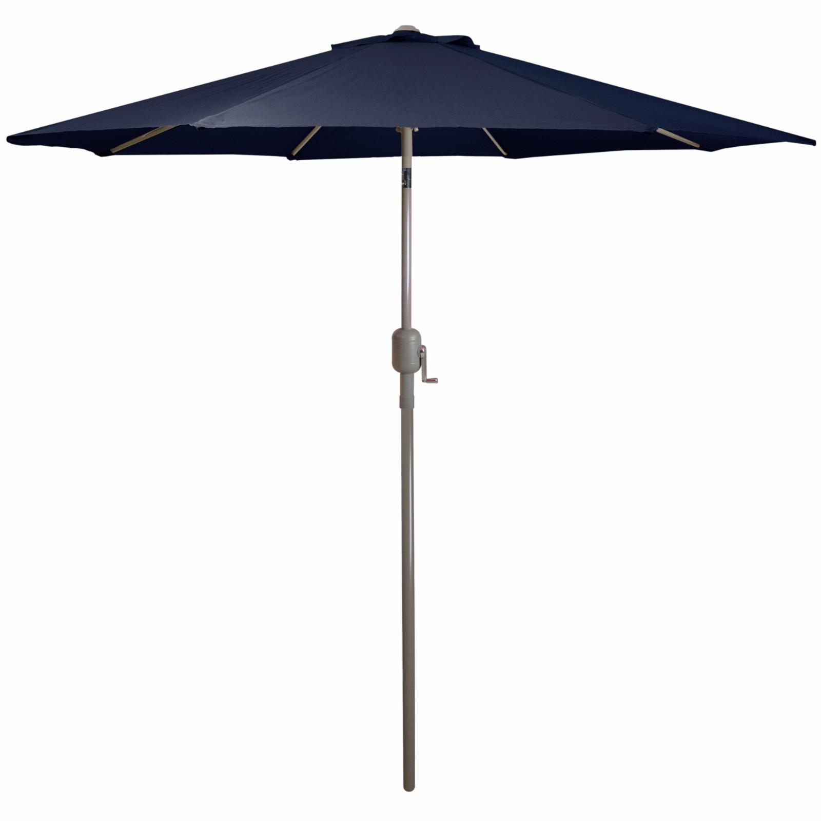 Northlight 9 ft. Outdoor Patio Market Umbrella with Hand Crank and Tilt