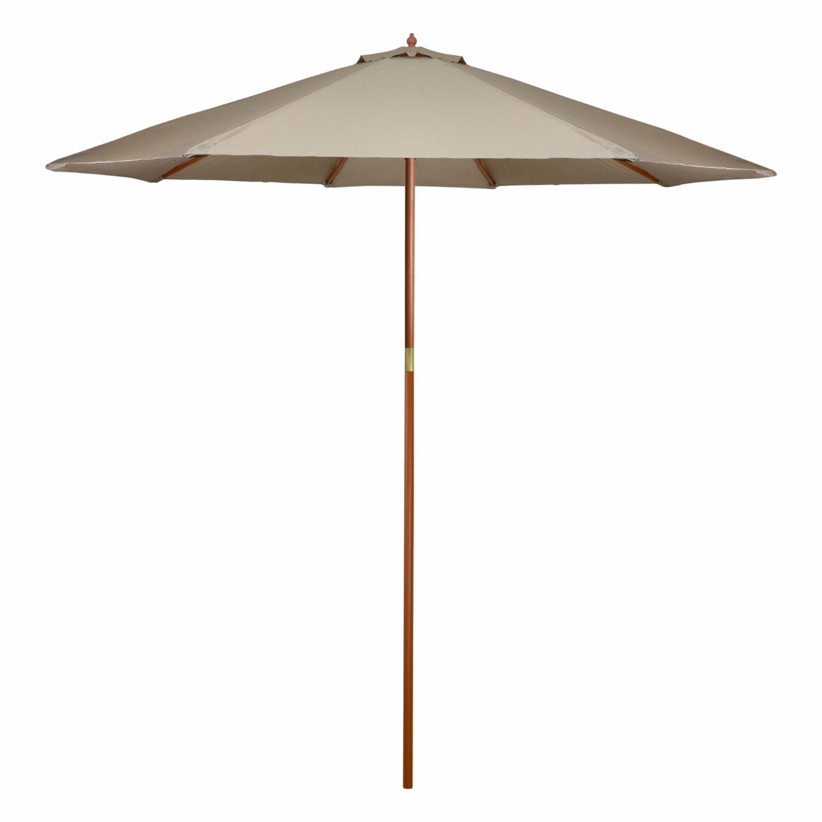 Northlight 9 ft. Outdoor Patio Market Umbrella with Wooden Pole