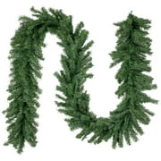 Northlight 9' x 12" Unlit Canadian Pine 2-Tone Artificial Christmas Garland