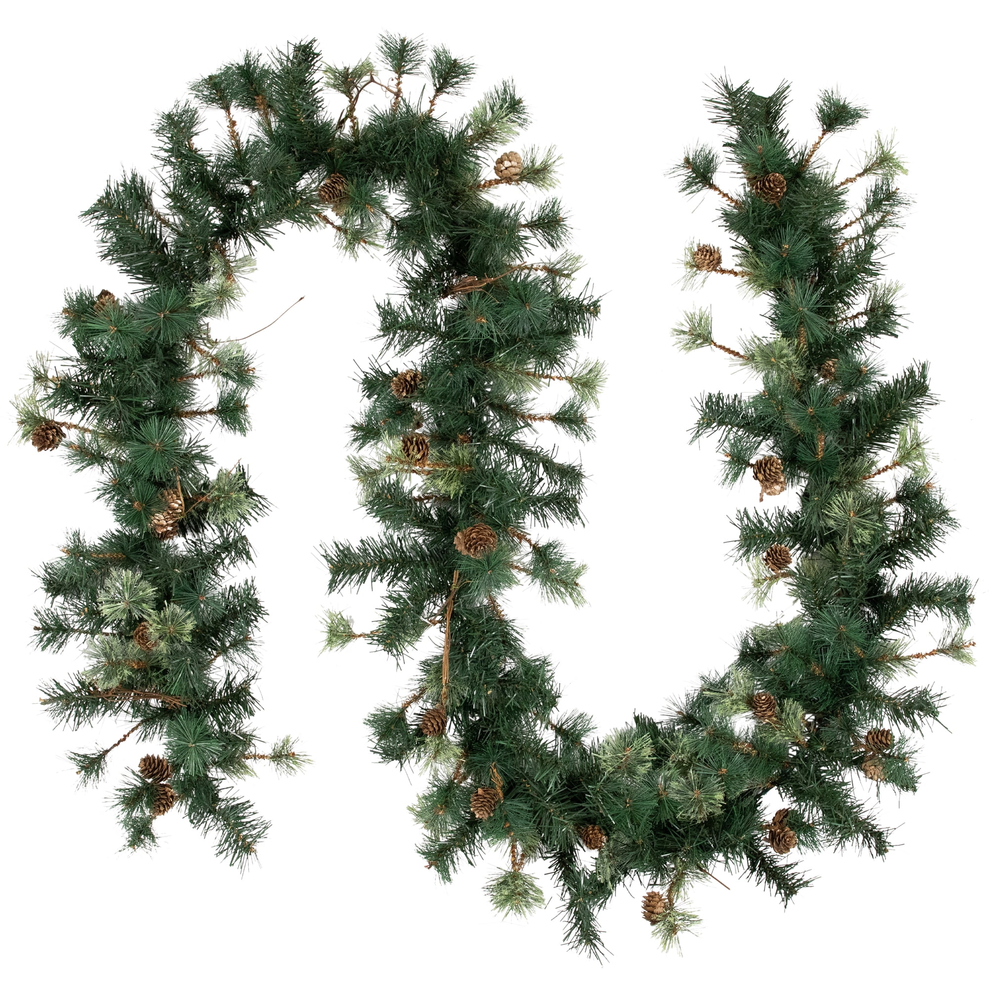 Northlight 9' x 12inch Royal Oregon Pine Artificial Christmas Garland - Unlit, Green