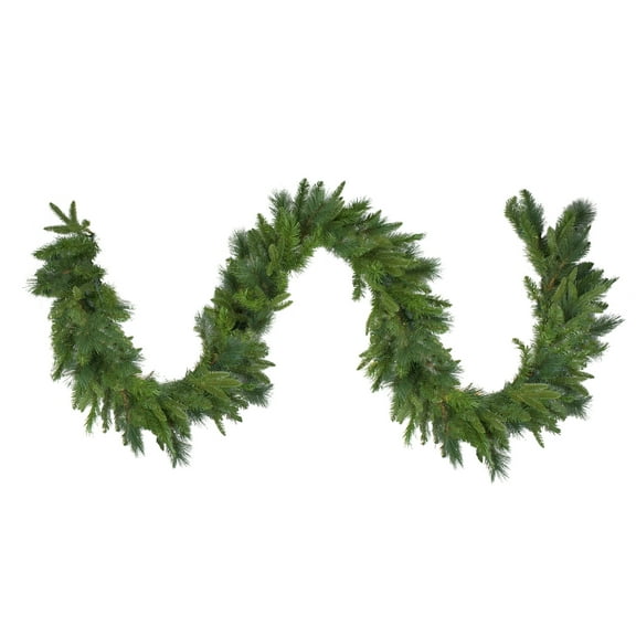 Northlight 9' x 14" Rosemary Emerald Angel Pine Artificial Christmas Garland - Unlit
