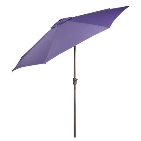 Northlight 9ft Outdoor Patio Market Umbrella with Hand Crank and Tilt Purple