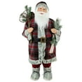 thumbnail image 1 of Alpine Santa Claus with Snowshoes and Skis Christmas Figure - 36", 1 of 5