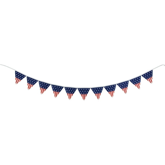 Northlight Americana Pennant USA Flag Hanging Wall Banner - 9.75'