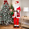 thumbnail image 1 of Northlight Animated and Musical Commercial Size Dancing Santa Christmas Figure - 6', 1 of 6