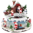 thumbnail image 1 of Northlight Animated and Musical Santa Claus Christmas Ice Skating Scene - 6", 1 of 6