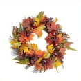 thumbnail image 1 of Northlight Apple and Berry Maple Leaf Twig Artificial Wreath, 22-Inch, 1 of 4