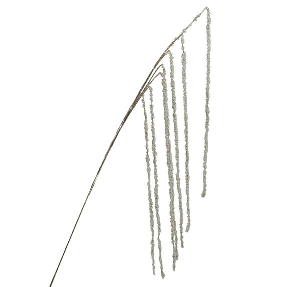 Northlight Artificial Beaded Weeping Twig Christmas Spray - 25" - Cream