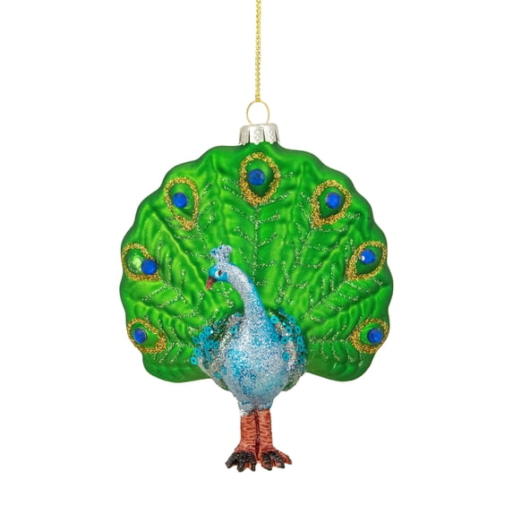 Northlight Assorted Colors Glass Christmas Decorative Accent Ornament, 4"