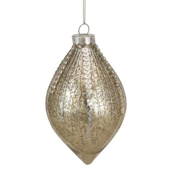 Northlight Assorted Colors Glass Christmas Decorative Accent Ornament, 5"