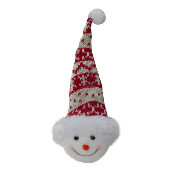 Northlight Assorted Colors Plastic Christmas Plush Ornament, 7"