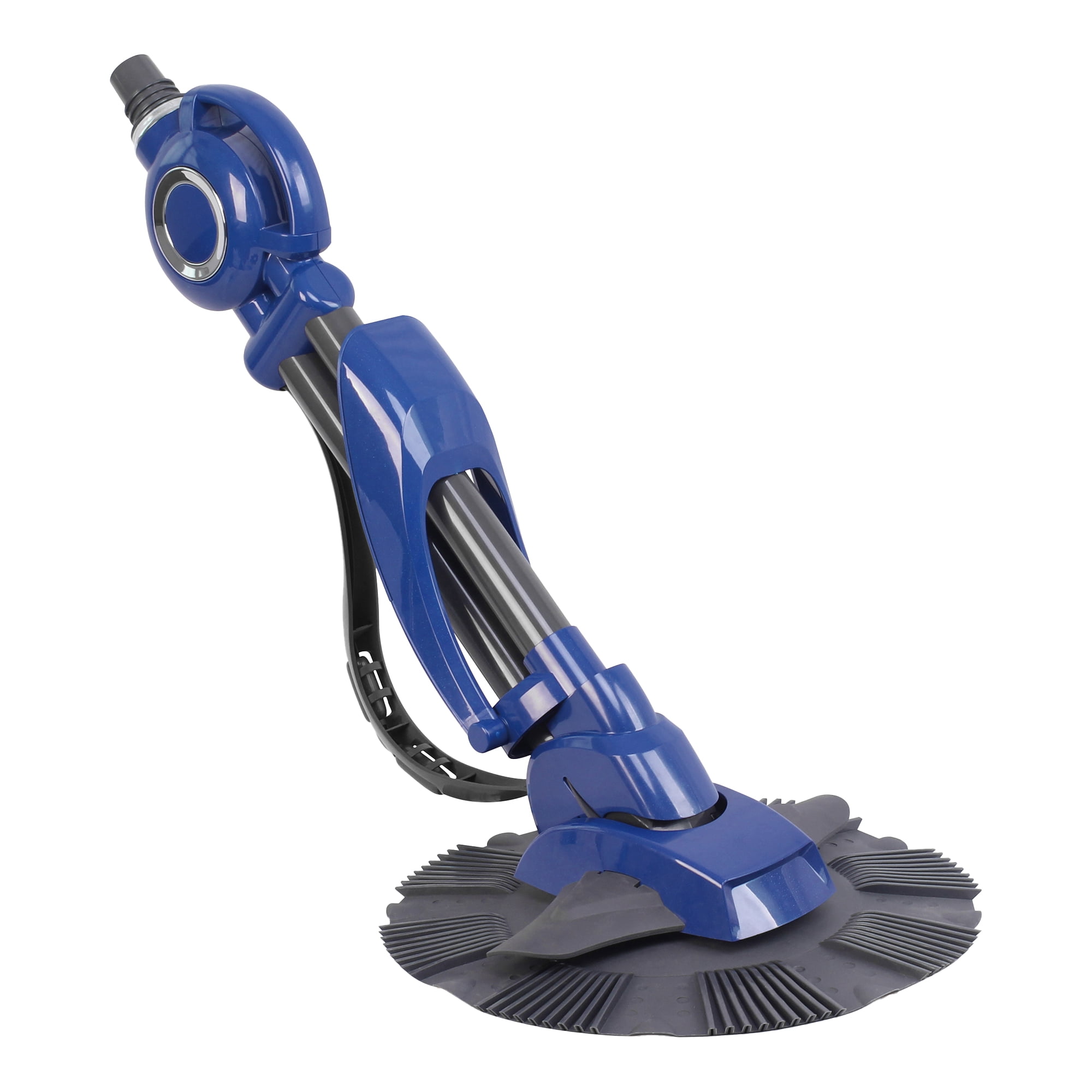 Blue and Gray Automatic Swimming Pool Cleaning System with Hoses