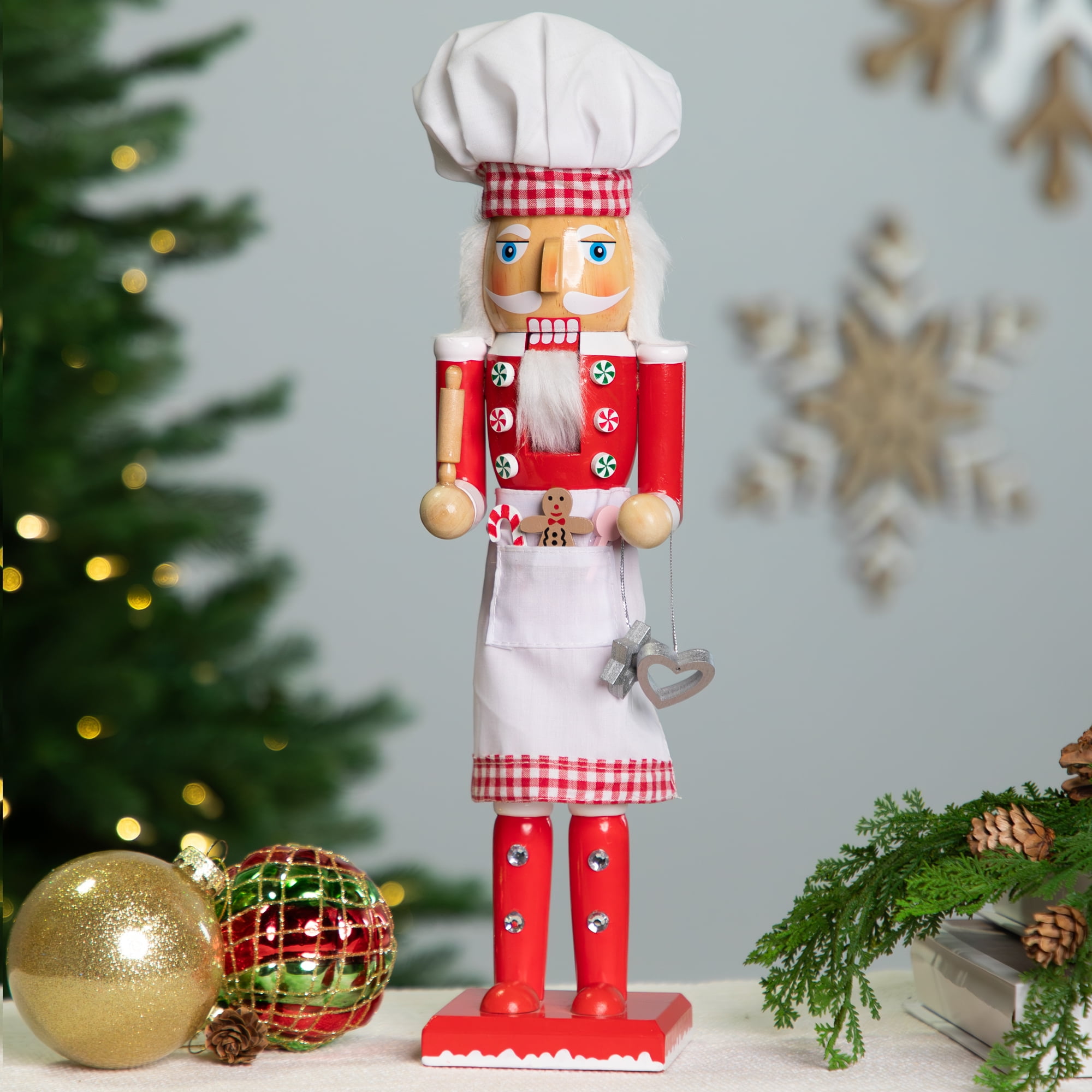 Northlight Baker with Rolling Pin Nutcracker Figure - Thumbnail 5