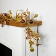 thumbnail image 1 of Northlight Ball Ornaments Glittered Christmas Garland - 5' x 10" - Gold and Copper Tone, 1 of 7