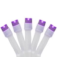 thumbnail image 1 of Northlight LED Wide Angle Halloween Lights - Purple - 10' White Wire - 20ct, 1 of 9