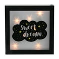 thumbnail image 1 of Northlight Battery Operated Sweet Dream Framed Light Box, 1 of 3