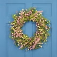 thumbnail image 1 of Northlight Berries and Olives Artificial Spring Wreath - 25" - Pastel, 1 of 5
