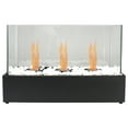 thumbnail image 1 of Northlight Bio Ethanol Ventless Portable Triple Fireplace with Flame Guard - 17.75" - Black, 1 of 7