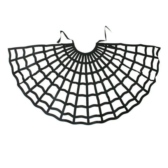 Northlight Black Adult Spiderweb Shawl Halloween Costume Accessory - One Size