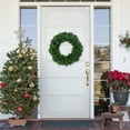 thumbnail image 1 of Northlight Black River Pine Artificial Christmas Wreath, 24-Inch, Unlit, 1 of 7