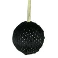 thumbnail image 1 of Black and Gold Dots Traditional Christmas Ball Ornament 4" (101mm), 1 of 2
