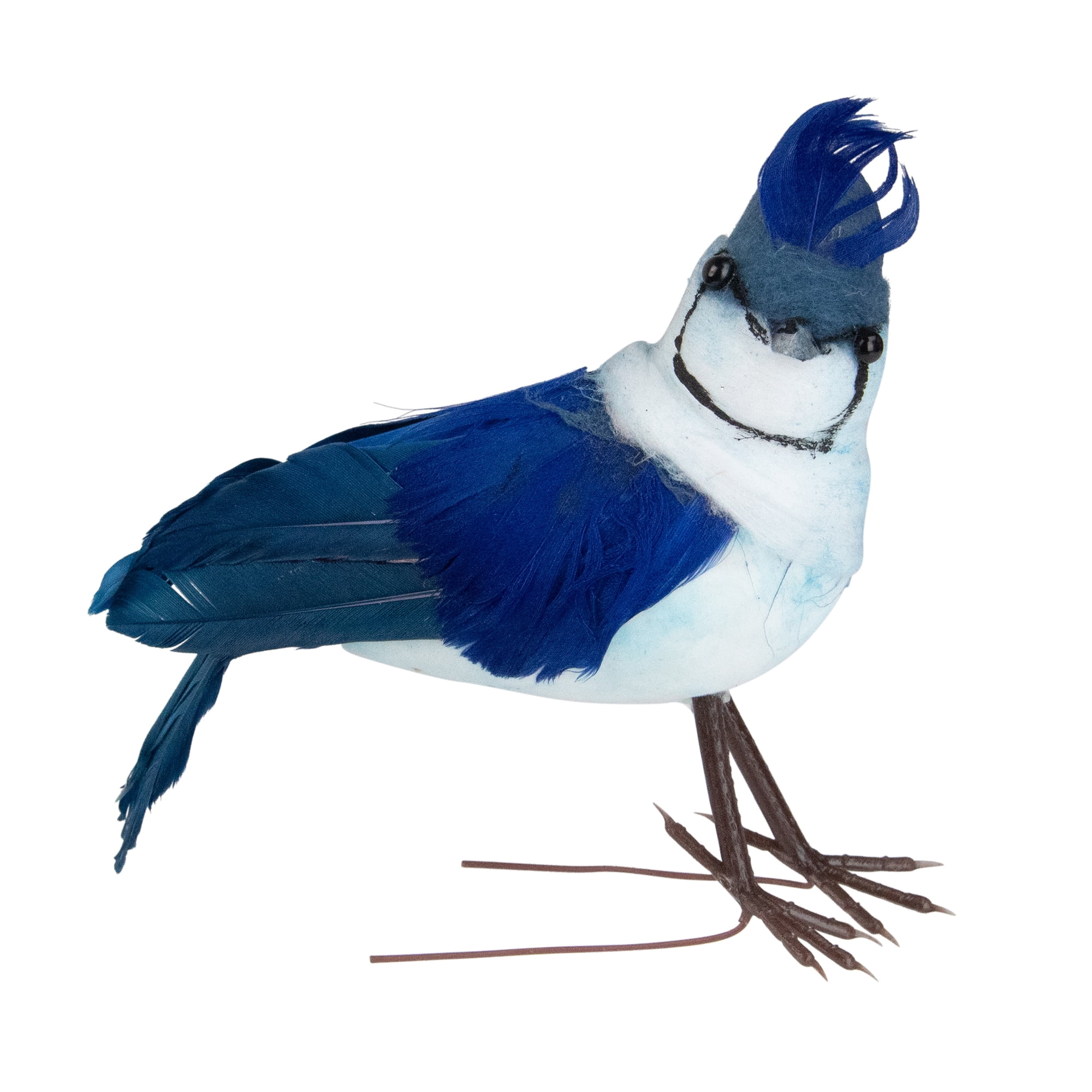 Northlight Blue Jay Clip-On Christmas Ornament - 4.5" - Blue and White