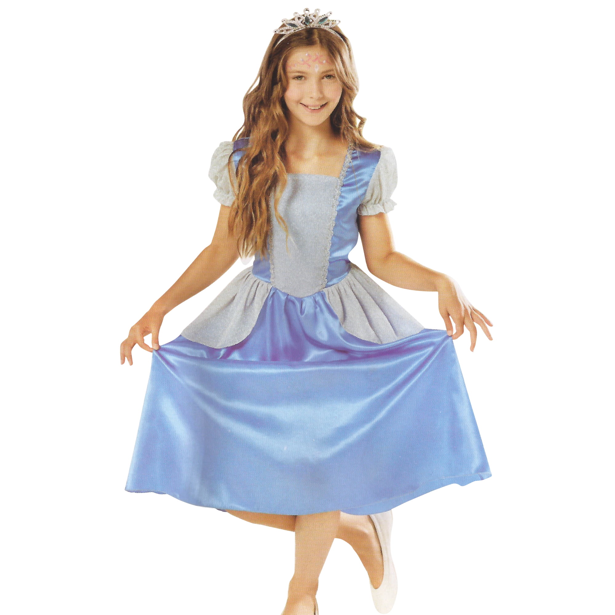 Northlight Blue Princess Girl Halloween Children's Costume - Ages 7-9 Years