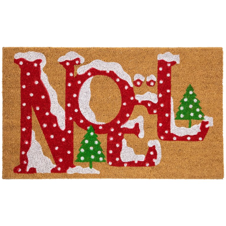 Northlight Natural Coir hello Outdoor Rectangular Doormat 18 X