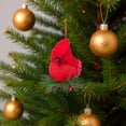 thumbnail image 1 of Northlight Burlap Cardinal with Pine Needles and Berries Christmas Ornament - 6.5" - Red, 1 of 9
