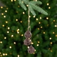 thumbnail image 1 of Northlight Cascading Christmas Jingle Bell Ornaments - 13.5" - Brown - Set of 2, 1 of 6