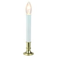 thumbnail image 1 of 9" Brass Indoor Christmas Candle Lamp with Sensor - Clear C7 Light, 1 of 3