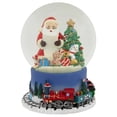 thumbnail image 1 of Northlight Christmas Train Around Santa Delivering Gifts Musical Water Globe - 6.5", 1 of 6