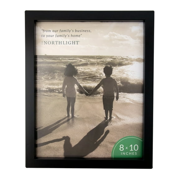Northlight Classic Picture Frame with Easel Back - for 8" x 10" - 10.75" - Black