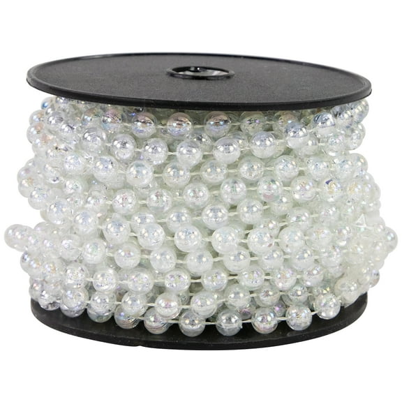 Northlight Commercial Beaded Christmas Garland - 33' x .25" - Iridescent - Unlit