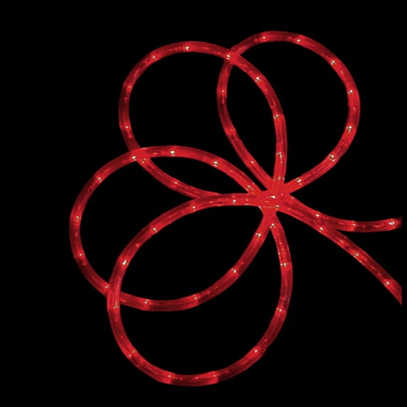 288' Commericial Grade Red LED Indoor/Outdoor Christmas Rope Lights on a Spool