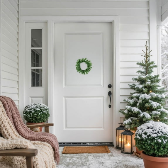 Northlight Deluxe Dorchester Pine Artificial Christmas Mini Wreath - 10" - Unlit