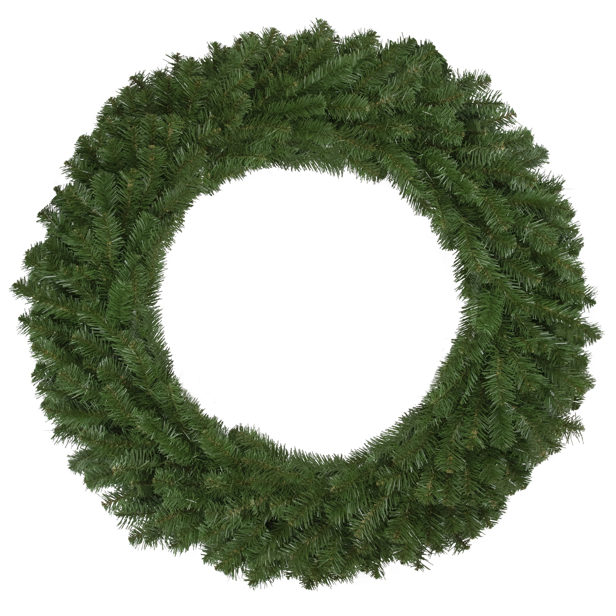 36" Green Pine Artificial Christmas Wreath with Metal Frame