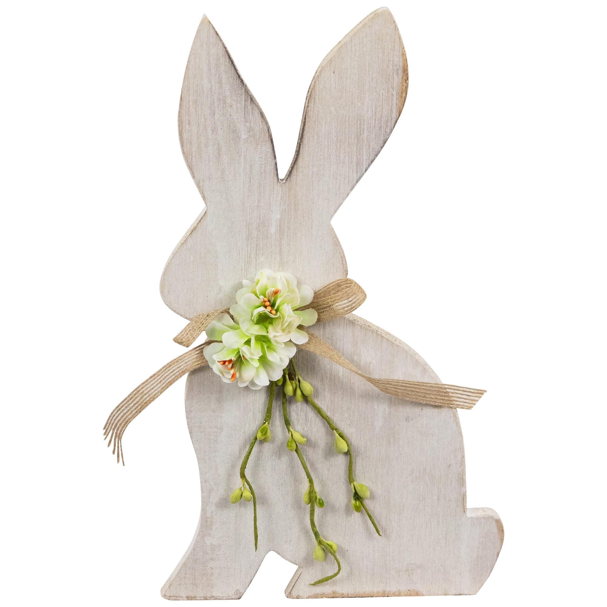 Northlight Distressed Rabbit Silhouette Easter Decoration - 11.25 ...