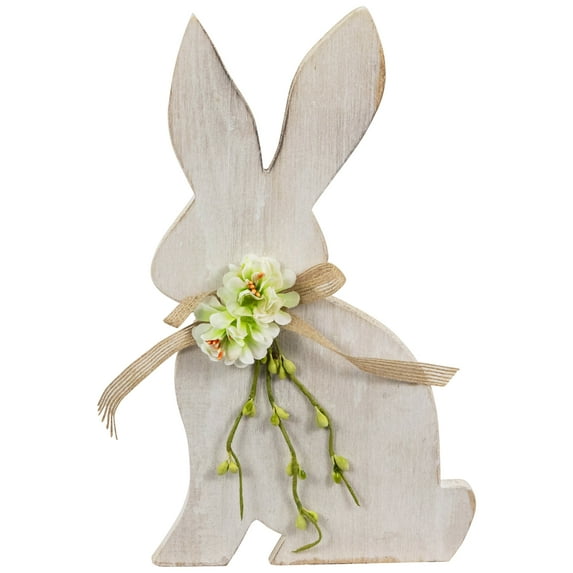 Northlight Distressed Rabbit Silhouette Easter Decoration - 11.25"