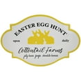 thumbnail image 1 of Northlight Easter Egg Hunt Vintage-Style Metal Wall Sign - 17.75", 1 of 7